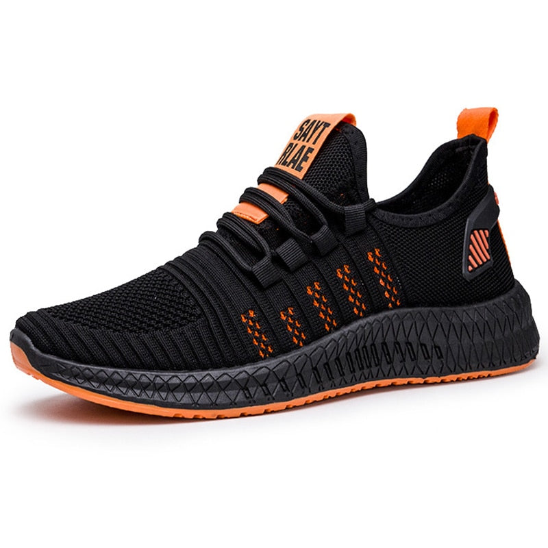 Men's Sports Shoes Men's Mesh Breathable Shoes Men's Casual Sports Running Lightweight Flying Woven Tide Shoes