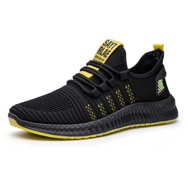 Men's Sports Shoes Men's Mesh Breathable Shoes Men's Casual Sports Running Lightweight Flying Woven Tide Shoes