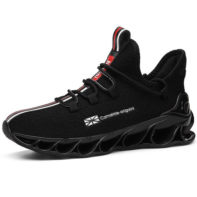 2019 New Men Sneakers Blade Cushioning Running Shoes For Women Lightweight Lace-up Sport Shoes Male Breathable Comfortable Shoes