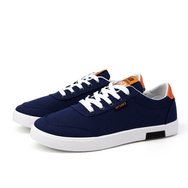 Spring/Autumn 2019 Men Casual Shoes Breathable Fashion Sneakers Canvas Low-cut Lace-up Basic Shoes Man Best Seller Size 39-44